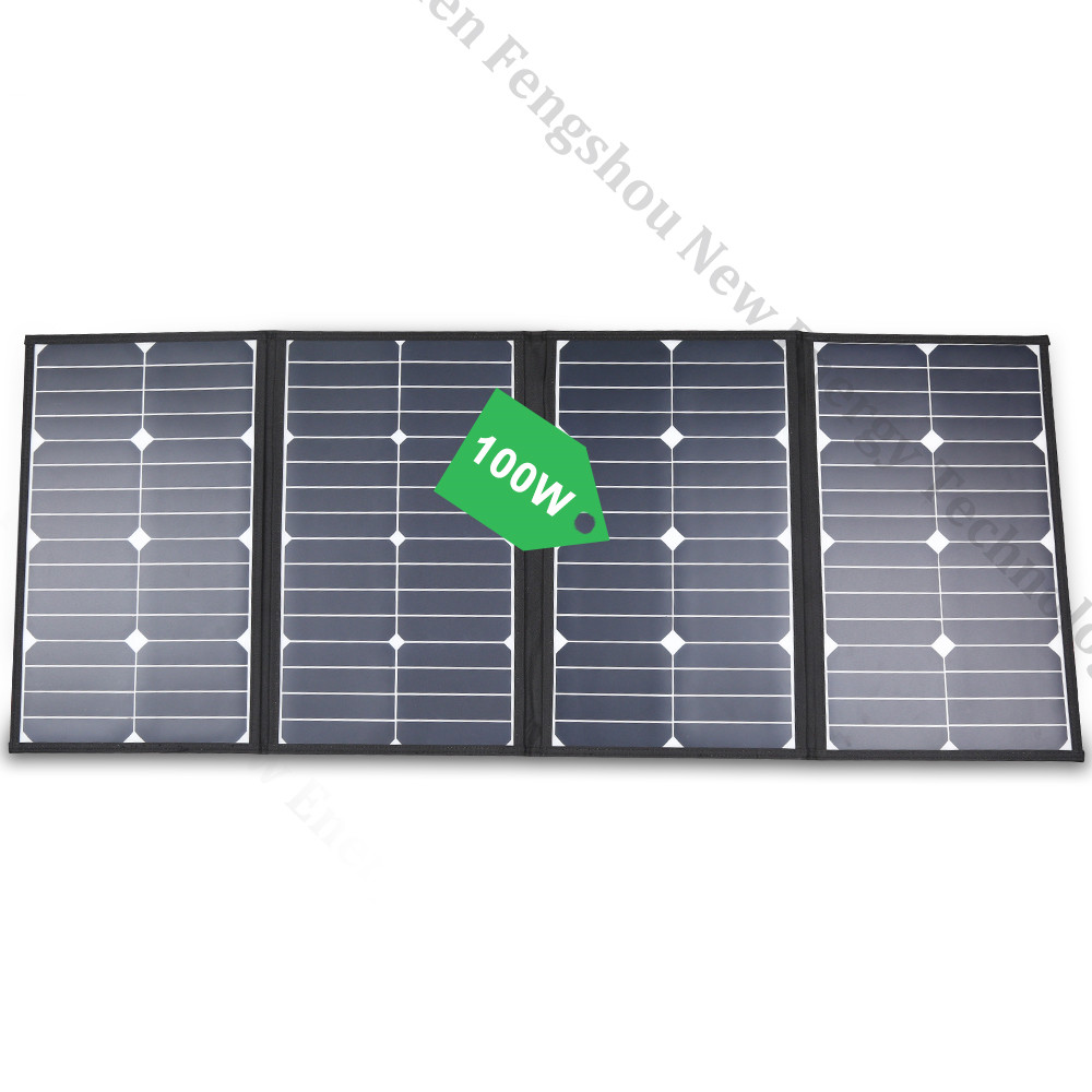 Portable 100 Watt Folding Sola - Charge Controller Solar recension och pris