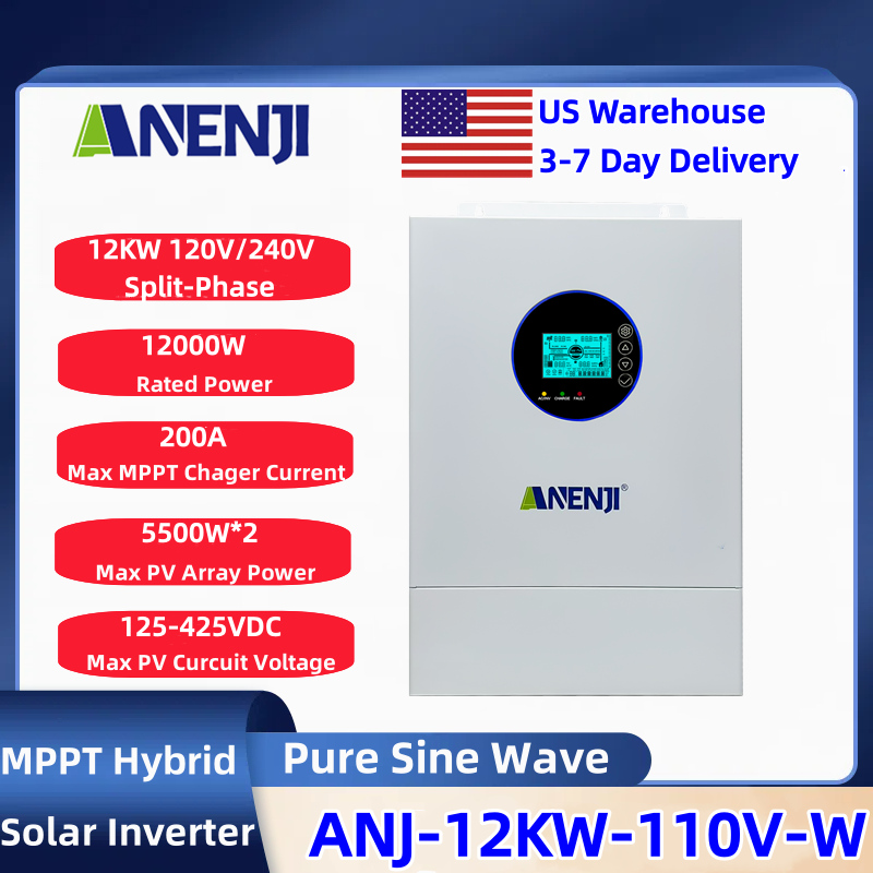 ANENJI Split-phase 120V/240V 1 - Charge Controller Solar recension och pris